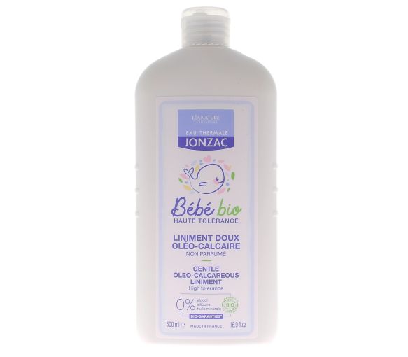Liniment doux oléo-calcaire bébé bio Eau Thermale Jonzac - flacon de 500 ml - image 1