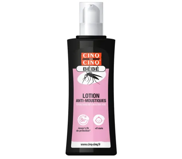 Lotion anti-moustiques bébé Cinq sur Cinq - spray de 100ml