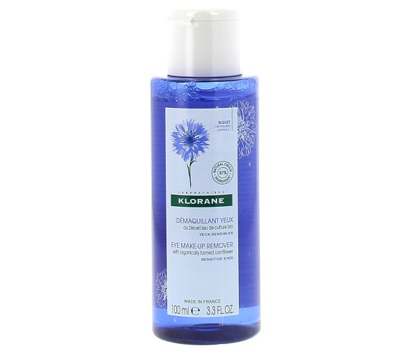 Lotion florale démaquillante au bleuet apaisant Klorane - Flacon de 100ml