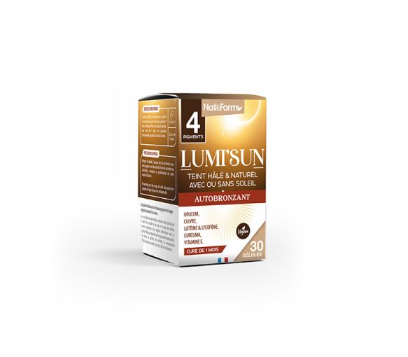Lumi'sun autobronzant Nat&Form - boite de 30 gélules - image 1