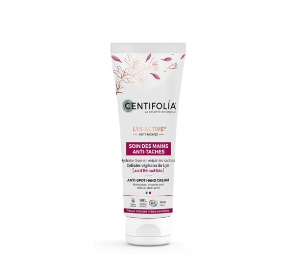 Lys Active Soin des mains anti-taches bio Centifolia - tube de 50ml