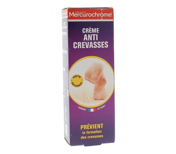 Crème anti-crevasses Mercurochrome - tube de 75 ml