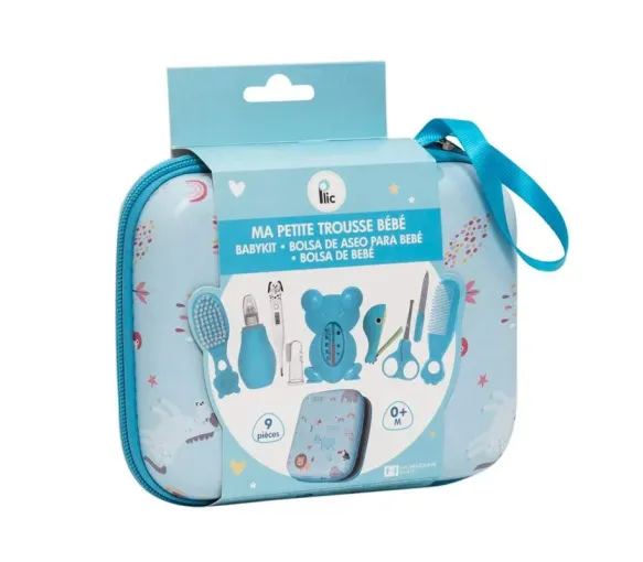 Ma petite trousse bébé trousse de soins bleu Plic - une trousse de 9 pièces - image 1