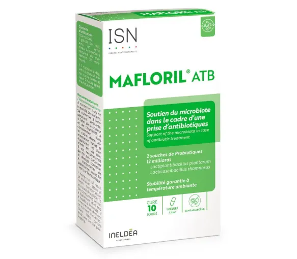 Mafloril ATB soutien du microbiote Ineldea - boite de 10 gélules - image 1