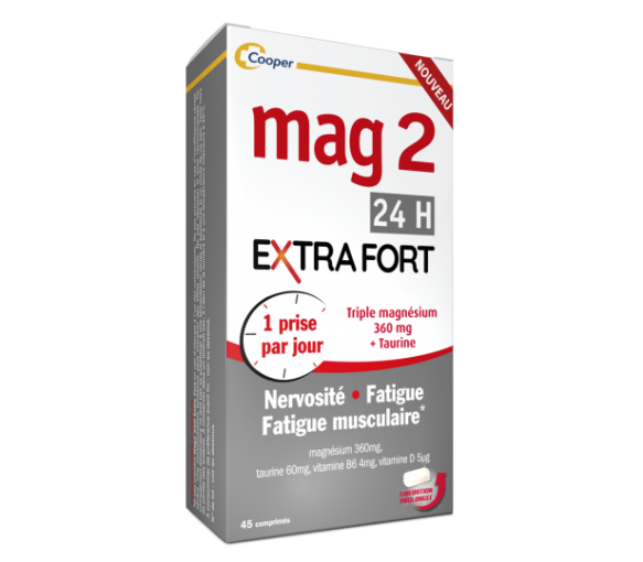 Mag 2 24h Extra Fort Cooper - boîte de 45 comprimés - image 1