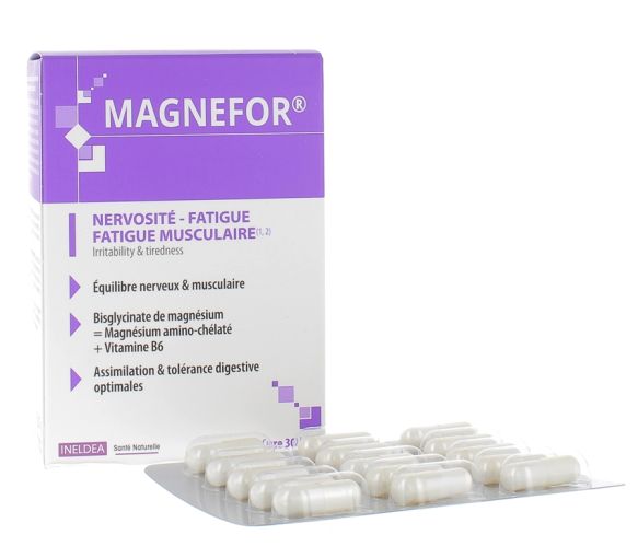 Magnefor nervosité-fatigue Ineldea - boîte de 90 gélules
