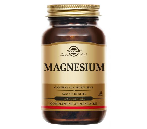 Magnésium Bisglycinate Solgar - boîte de 100 comprimés - image 1