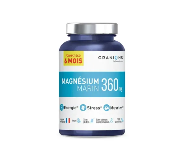 Magnésium marin 360mg Granions - pot de 180 comprimés - image 1