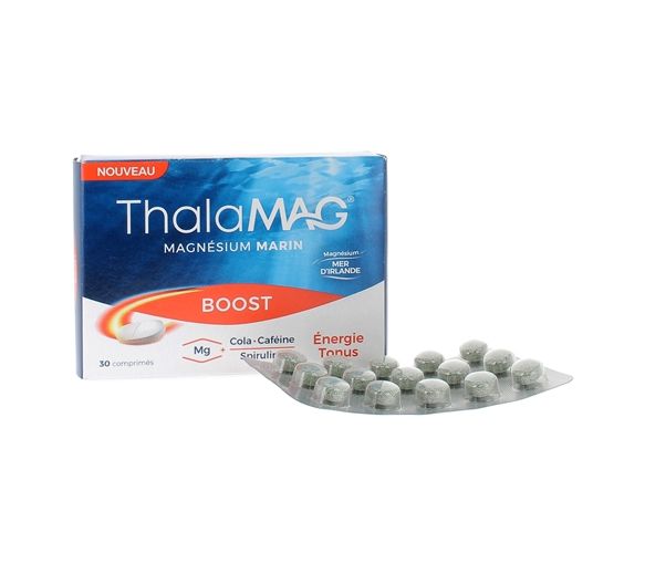 Magnésium marin boost Thalamag - boite de 30 comprimés