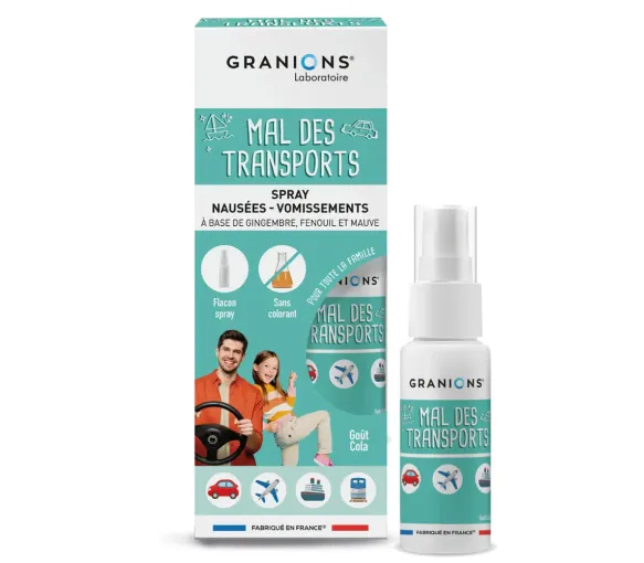 Mal des transports spray nausées et vomissements Granions - spray de 20ml - image 1