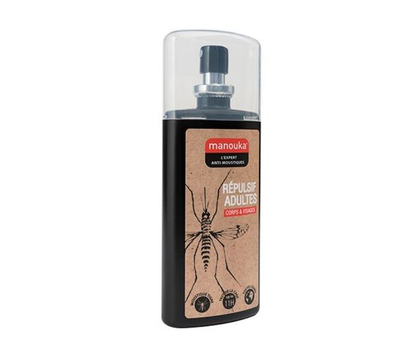 Lotion corps et visage anti-moustiques Adulte Manouka - spray de 75 ml - image 1