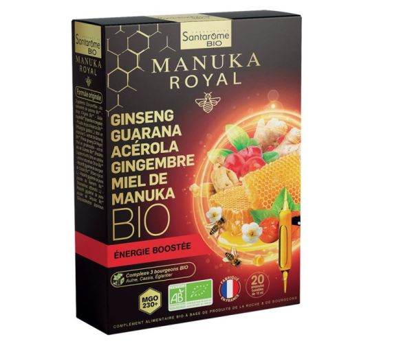 Manuka Royal Energie boostée bio Santarome - boîte de 20 ampoules - image 1