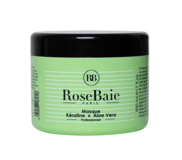 Masque à la kératine et à l’aloe vera RoseBaie - pot de 500ml