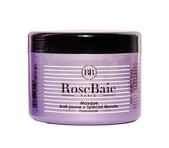 Masque anti-jaune et spécial blonde RoseBaie - pot de 500ml