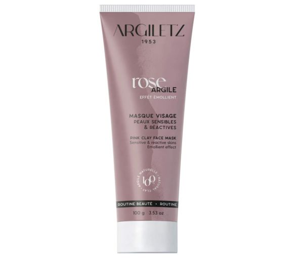 Masque argile rose peaux sensibles prête à l'emploi Argiletz - tube de 100 g