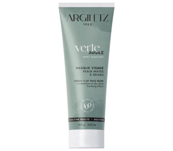 Masque argile verte peaux grasses prête à l'emploi Argiletz - tube de 100 g