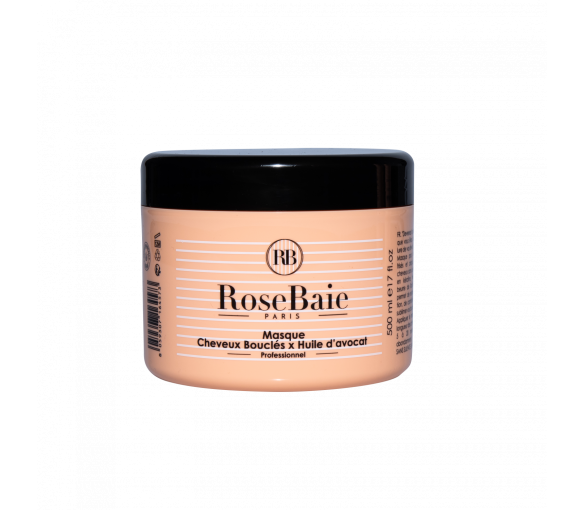 Masque cheveux bouclés x huile d'avocat RoseBaie - pot de 500 ml - image 1