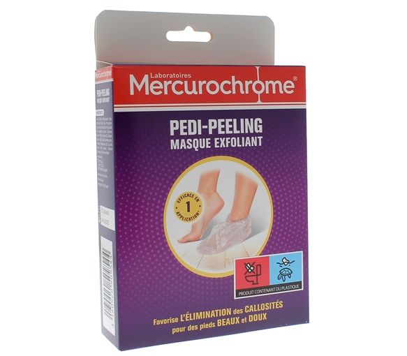 Masque exfoliant pedi-peeling Mercurochrome - 1 paire
