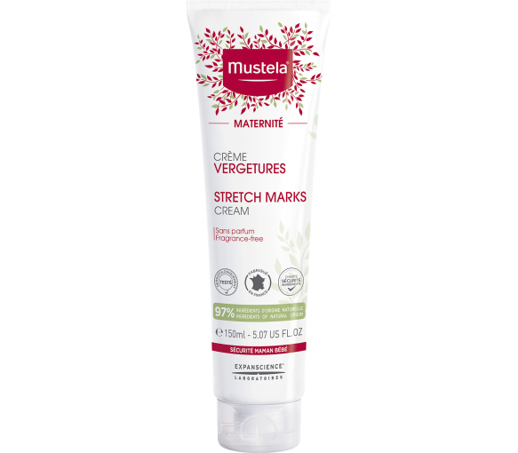 Maternité Crème vergetures sans parfum Mustela - tube de 150 ml - image 1