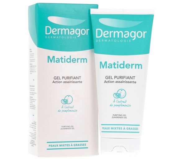 Matiderm Gel Purifiant Dermagor - tube de 200 ml