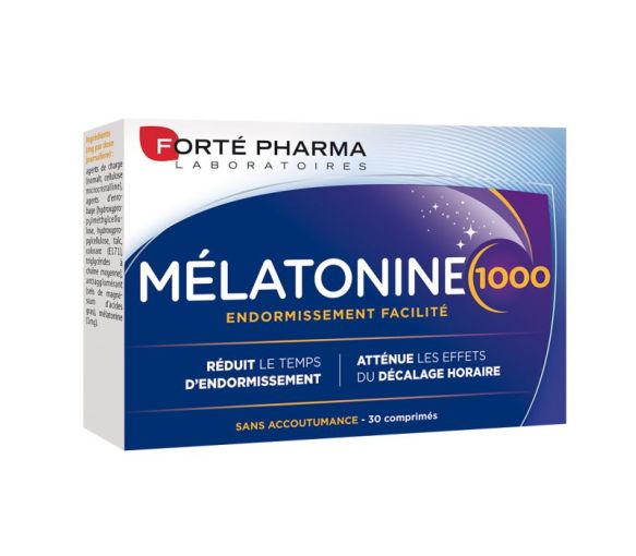 Mélatonine 1000 Forté pharma - boîte de 30 comprimés