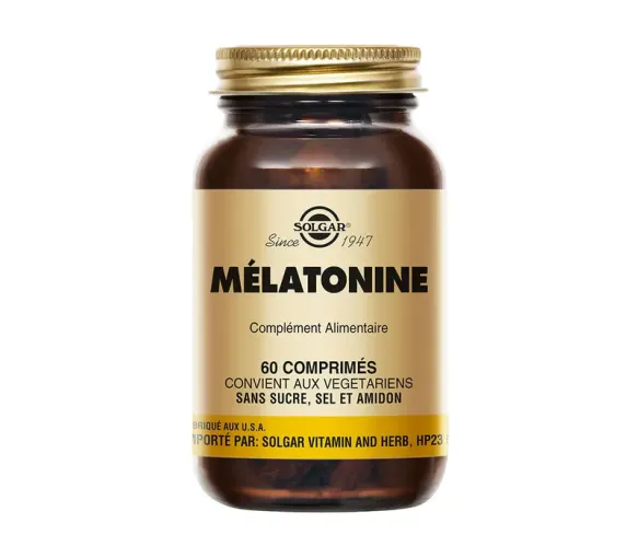 Mélatonine Solgar - pot de 60 comprimés - image 1