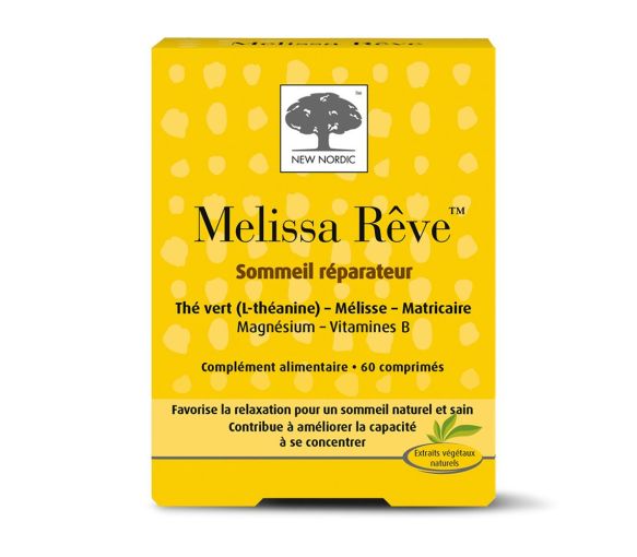 Melissa rêve sommeil réparateur New Nordic - boite de 60 comprimés