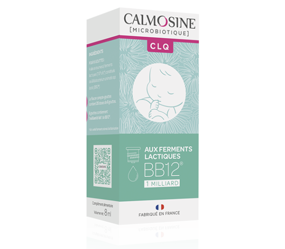 Microbiotique CLQ gouttes buvables Calmosine - flacon compte-gouttes de 8ml
