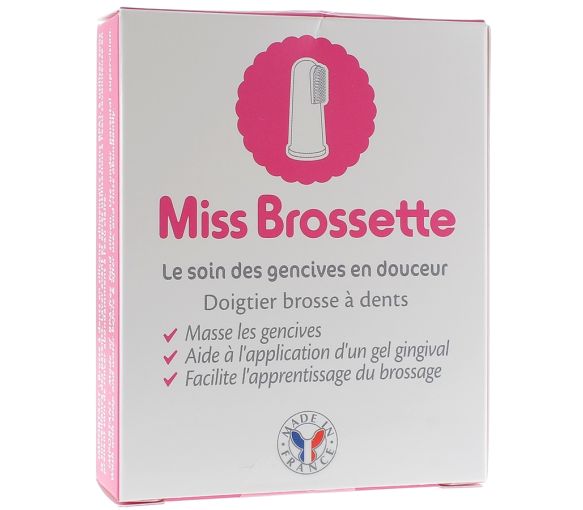 Miss Brossette Doigtier Brosse à Dents Machouyou - boîte de 1 brossette