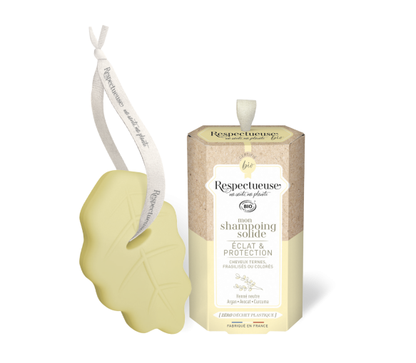 Mon Shampooing solide éclat & protection bio Respectueuse - pain de 75 g - image 1