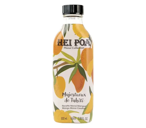 Monoï Collection Majestueux de Tahiti Recette monoï mangue Hei Poa - flacon de 100ml