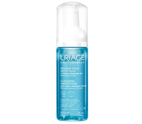 Mousse d'eau nettoyante Uriage - flacon de 150 ml - image 1
