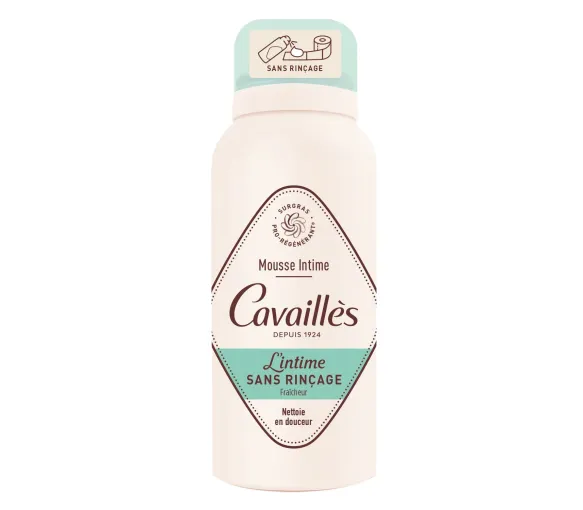 Mousse intime sans rinçage fraîcheur Cavaillès - flacon de 100ml