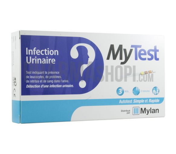 My Test infection urinaire détection infection urinaire Mylan - 3 kits
