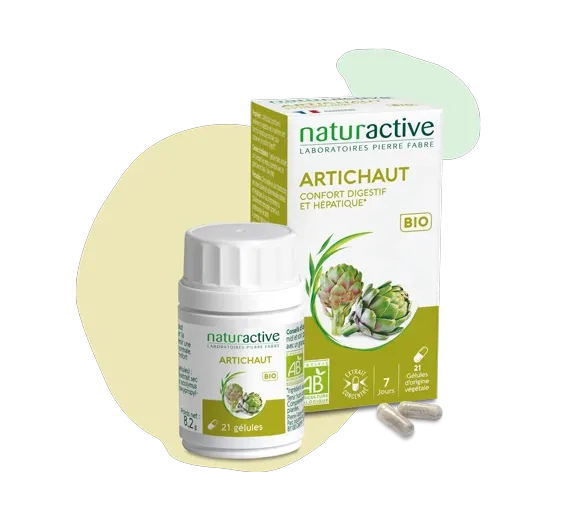 Artichaut bio Naturactive - boîte de 21 gélules