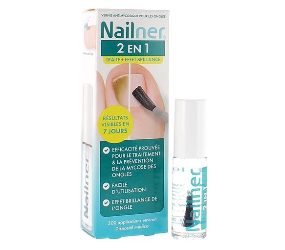 Nailner mycose des ongles 2 en 1 Novodex - flacon de 5 ml
