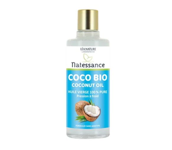 Natessance coco Bio huile vierge 100% pure Léa Nature - flacon de 100 ml