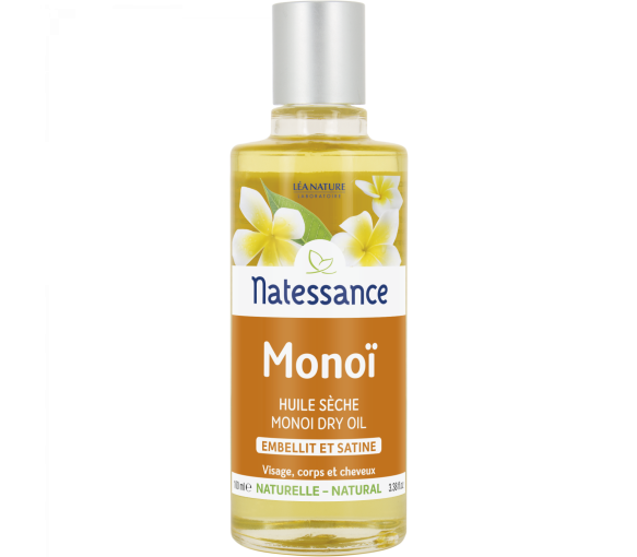 Natessance monoï huile sèche embellit et satine Léa Nature - flacon de 100 ml