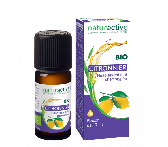 Huile essentielle  de citronnier BIO Naturactive - flacon de 10 ml