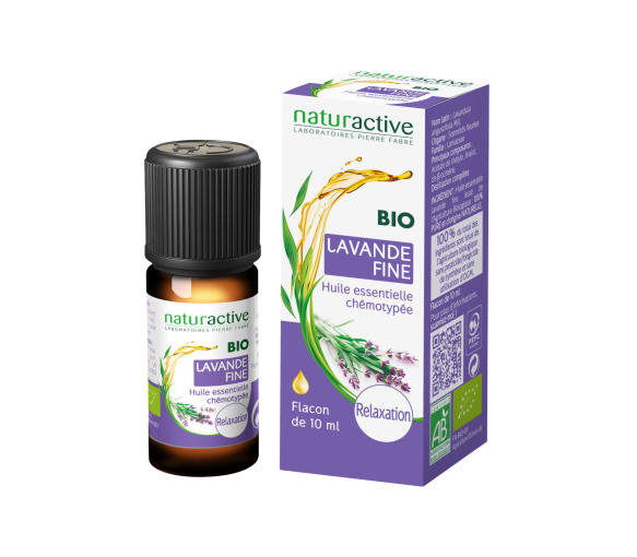 Huile essentielle de Lavande fine BIO Naturactive - flacon de 10 ml