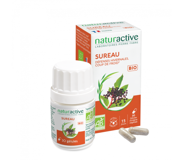 Sureau bio Naturactive - boîte de 30 gélules