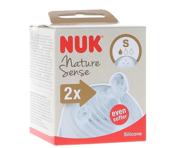 Nature Sense Tétines silicone NUK - lot de 2 tétines