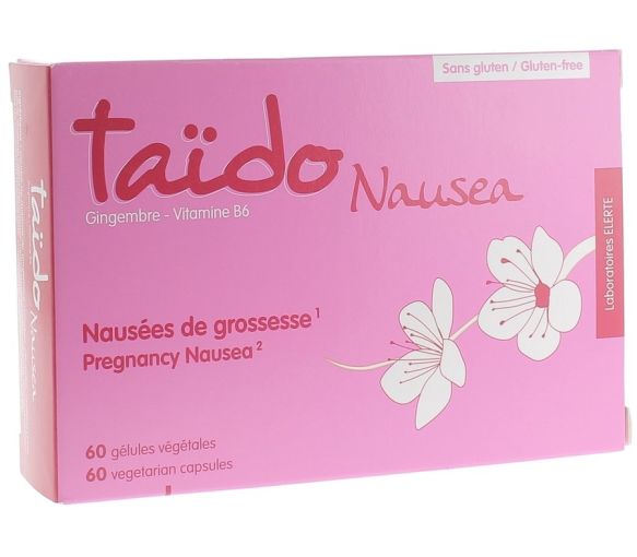 Nausées de grossesse Taido Nausea - boîte de 60 gélules