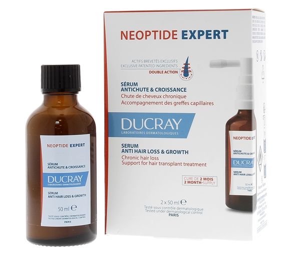 Neoptide Expert Sérum antichute et croissance Ducray - lot de 2 sprays de 50 ml - image 1