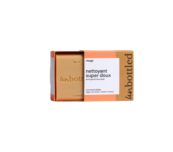 Nettoyant visage super doux Unbottled - pain de 90g - image 1