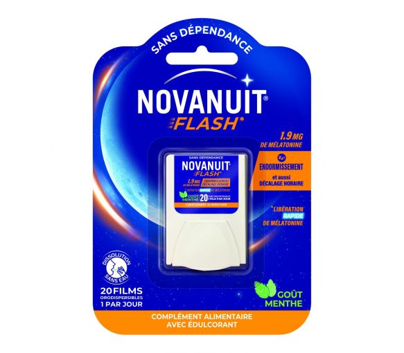 Novanuit flash Sanofi - 20 films orodispersibles - image 1