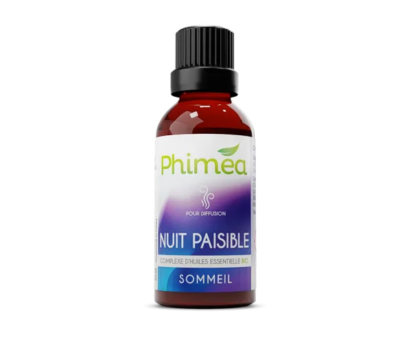 Synergie Nuit paisible aux huiles essentielles bio Phimea - flacon de 30ml - image 1