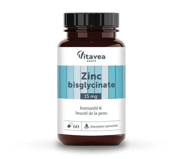Zinc bisglycinate Vitavea - boîte de 60 gélules