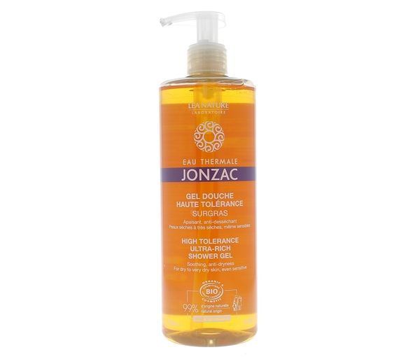 Gel douche surgras haute tolérance Jonzac - flacon-pompe de 500 ml
