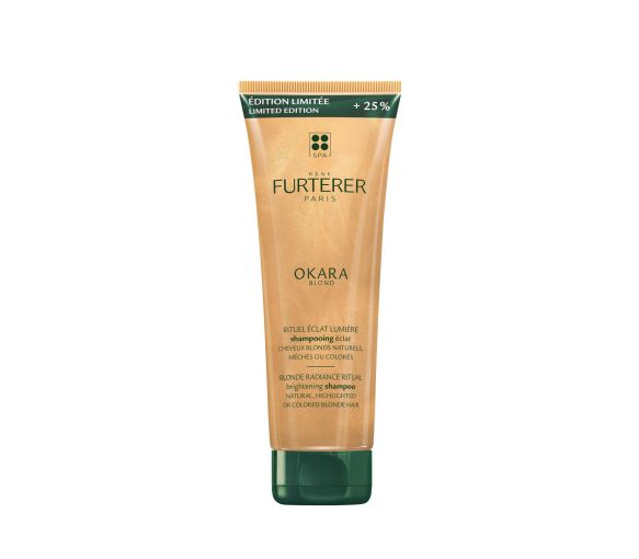 Okara blond Rituel éclat lumière Shampooing éclat René Furterer - flacon de 250 ml dont 50 ml offerts